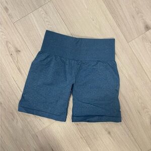 NVGTN Women's Blue High-Waisted Shorts